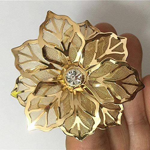 6pcs Edelstahl-Tuch-Serviette Ring Tischdekoration Serviettenringe Serviettenhalter Party Hochzeit Dekoration