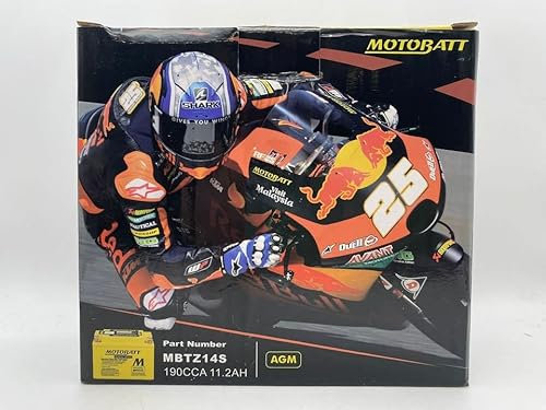 Batterie moto Motobatt MBTZ14S (YTZ12S YTZ14S) - Sans entretien - 12V 11.2Ah - Dimensions : 151x87x110mm Compatible avec KTM Duke, RXC LC4 950 2003-2007