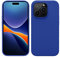kwmobile Cover per Apple iPhone 14 Pro Custodia - Back Case per Caricatore Wireless - Antiurto e Flessibile in Silicone TPU - blu baltico