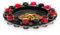 Crystals Casino Party Glasses Game Spin & Shot Roulette Wheel Drinking Set for Adults 18+
