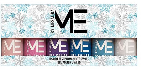 Me by Mesauda Gel polish set - 6 Smalti semipermanenti - Colori invernali – Enchanted Lake Collection - Tecnologia easy on – easy off - Vegan e Cruelty free – 4,5 ml