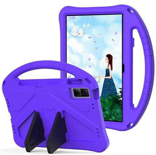 Nikaque Funda para tablet Huawei Matepad SE de 10.4 pulgadas 2022, apta para niños, asa con soporte, duradera, ligera, a prueba de golpes, color morado