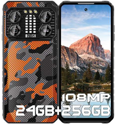 IIIF150 B2 Pro Outdoor Smartphone 10000mAh, Android 13 Outdoor Handy Ohne Vertrag, 24GB+256GB (1TB TF) Baustellenhandy, 108MP+24MP Nachtsicht, 120Hz 6.78 FHD+, G99/ IP68/69K /Dual SIM 4G/NFC/OTG