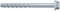 Fischer Viti per calcestruzzo Ultracut FBS II 8.0 x 150 US, in acciaio zincato – 50 pezzi
