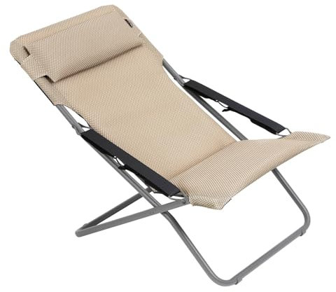 Lafuma Liegestuhl 'Transabed', Moka