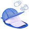 ZDDGNN Cap Wascher für Waschmaschine,Basecap Waschgestell,Klappbarer Hutablagen,Cap Waschmaschinen Form,Cap Halter für Waschmaschinen & Geschirrspüler 1 Stück (Blau)