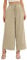 Anelune Damen Hosen Sommer Weite Hohe Taille mit Taschen Damen Hose Sommer Khaki M