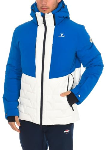 VUARNET SMF222372 Skijacke für Herren, Blau/Weiß, XXL