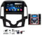 ZCHBSM Radio pantalla táctil de 9 y doble DIN para coche Hyund-ai i30 1 FD 2007-2012 CarPlay Android Auto BT Android 13 estéreo para coche GPS cámara de marcha atrás radio FM troles en el volante (B