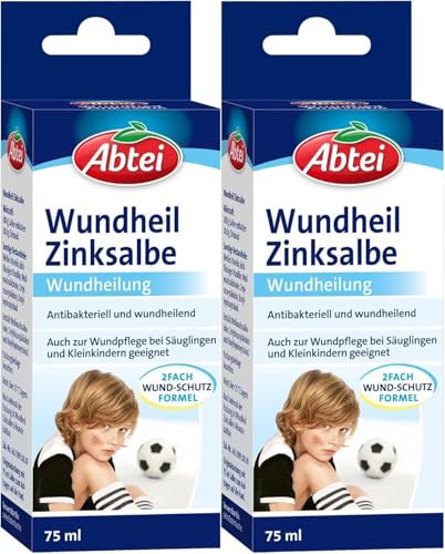 Abtei Wundheil Zinksalbe, Wundheilung, 2 X 75 ml + Purlife Sticker