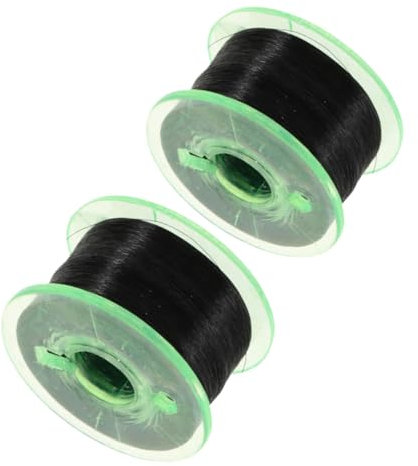 HEMOTON 2 Rollen Saiten Magische Requisiten Trickartikel Zubehör Für Zaubertricks Zauberer Requisiten Schwebende Illusions-Requisiten Bühnenzubehör Trick-Requisiten Plastik Black