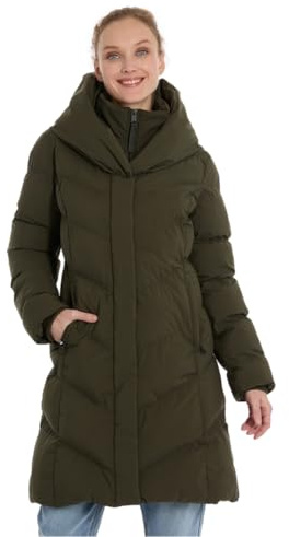 Ragwear Natalka Frauen Wintermantel schwarz Basics, Streetwear