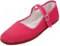 Shoes8teen Women's Cotton China Doll Mary Jane Shoes Ballerina Ballet Flats Shoes 10 M US 114 Fushia