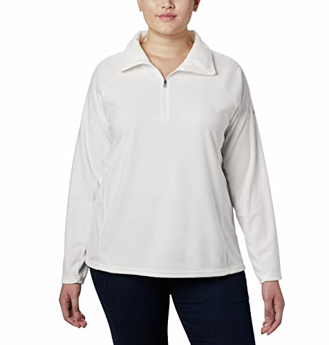 Columbia Glacial 4 1/2 Zip, Felpa In Pile Donna, Sea Salt, L