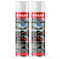 Brestol Limpiador de coches, 2 botes de 400 ml, limpiador universal de espuma, limpiacristales, limpiacristales y espejos, espuma universal
