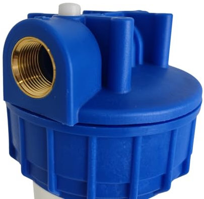 Double Porte Filtre à Eau 93/4 avec Cartouche 20µm Raccord 1 - 26/34 Filtre Domestique Fabriqué en France
