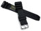 KAUTSCHUK Bracelet en silicone pour plongeon - 18 mm, 20 mm, 22 mm, 24 mm - Bleu et noir - Boucle ardillon, 20 mm