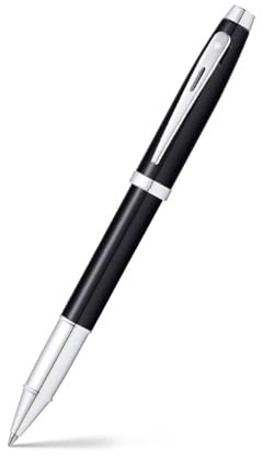 Sheaffer VFM - Refillable fountain pen with medium grade stainless steel nib, polished chrome with chrome trim