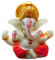Satre Online and Marketing 6,6 cm kleine Ganesha-Statue/Mini Lord Ganesh/Ganpati Polyresin Idol / (mehrfarbig)