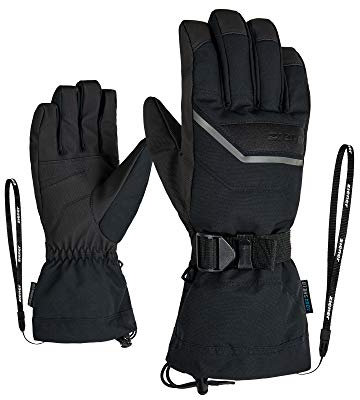 Ziener Erwachsene Ski-Handschuhe/Wintersport, Wasserdicht, Atmungsaktiv Gillian AS, Black, 10, 801064