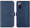 Selencia Étui de protection pour Samsung Galaxy S20 FE – Era Cuir Side Flip Case – Étui en cuir de vachette bleu [3 emplacements pour cartes, fermeture aimantée]