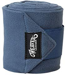 Weaver Leather Unisex-Erwachsene Polo Beinbandagen, Marineblau, 4 Stück Pferdebeinbandagen, 4-Pack, 4-1/2 W x 9' L