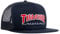 Thrasher Men's Embroidered Outlined Mesh Snapback Hat Navy Blue