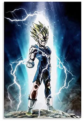 Vegeta Poster auf Leinwand, 40 x 60 cm