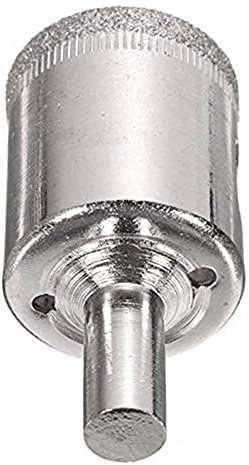 25mm Diamond Drill Bit, Hollow Core Drill Bit Hole Saw Laser Carving Drilling Bits,Suitable for Tile, Ceramic, Glass, Porcelain, Marble, DIY Kitchen Bathroom Shower