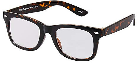 Ultra Schildpatt Kinder Klassischer Kostüme Brillen Klare Brillenfassung Rahmen Junge Mädchen Nerds Geek Weltbuchtag verrücktes Kleid Kostümspiel