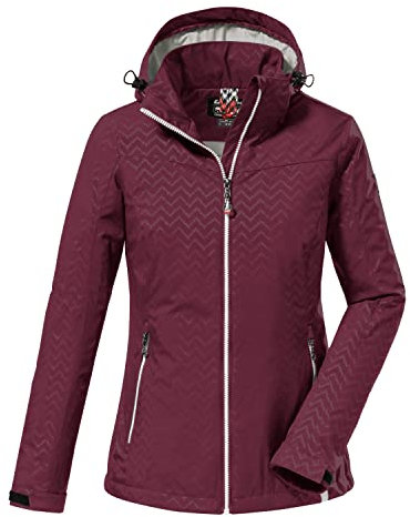 killtec Damen Softshelljacke mit abzippbarer Kapuze KOS 176 WMN SFTSHLL JCKT, dunkelrose, 36, 38390-000