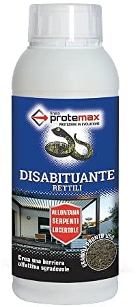 Protemax DISABITUANTE RETTILI GRANULARE Lt.1 Repellente LUCERTOLE E GECHI