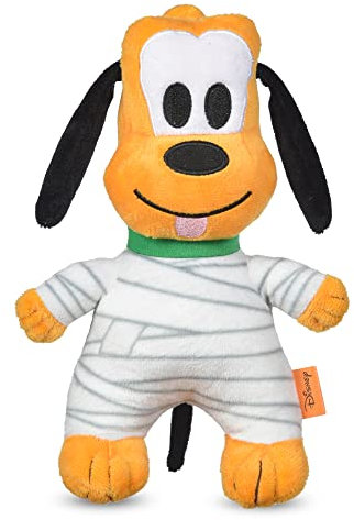 Disney 22,9 cm Halloween Plüsch Pluto Spielzeug für Hunde | Pluto Plüsch Hundespielzeug | Haustier Disney Spielzeug für alle Hunde, Offizielles Lizenzprodukt von Disney für Haustiere