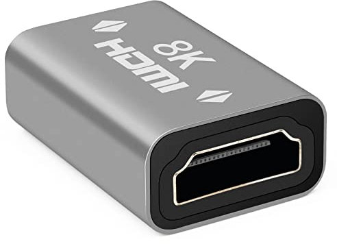 AIYEEN Coupleur HDMI 8K, Extendeur HDMI Femelle à Femelle Connecteur Extender pour HDTV, PC, Moniteur (Argent)