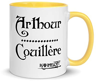 Mug Coloré Arthour Couillère - Kaamelott