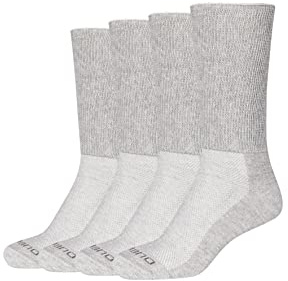 Camano 005913004 - Online Unisex diabetic Socks 4p, Größe 35/38, Farbe light grey melange