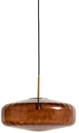 Light and Living hängelamp - textil - glas - 2972064