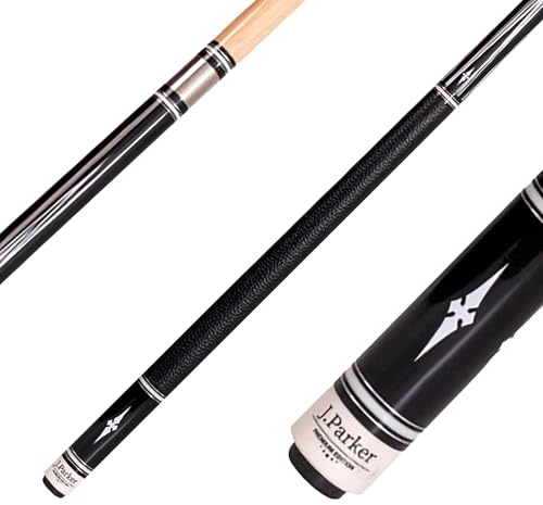 Parker Billardqueue Premium Edition PE-Serie, Profi-Cue, Quick-Joint 12,75 Mehrschicht Leder-Tip, Leinenband, Leder, Optional Extension Carbon 20cm