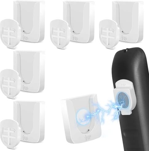 MisFun 4 Stück Fernbedienung Halterung, Fernbedienung Organizer, Starker Magnethalterung Fernbedienungshalter, Fernbedienung Halterung Wand, Remote Control Holder, für Zuhause Büro Schule