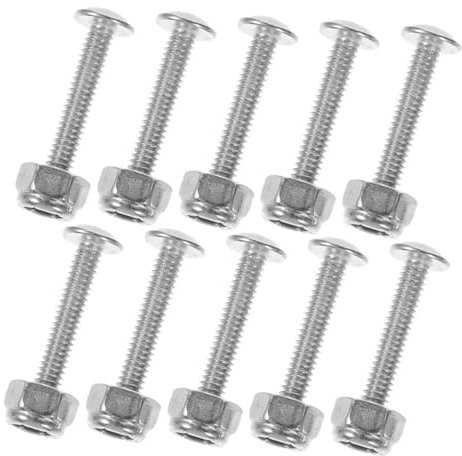 CORHAD 15 Stück Ersatzschrauben Und Mutternset Aus Verzinktem Metall Für Tischfußballer Stabile Befestigungen Für Kickerfiguren Zubehör Für Tischfußballspieler Und Reparaturen