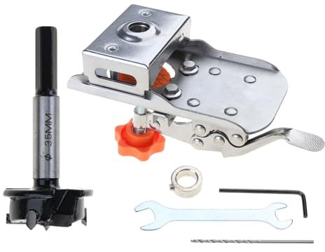 Holzbearbeitung 35mm Scharnier Bohren Loch Puncher Hilfe Dreieckigen Loch Locator Opener Holzbearbeitung Loch Stanzen Guide