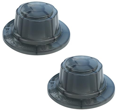 2pcs Fan Parts M8x1.5mm Hole Fan Blade Nut Covers for 16 Inch Table Fans, Universal Screw Fixing Accessories, Plastic Blade Fanner Replacement for Ceiling Fans (NOT Fit for LASKO PEDESTAL Fan)