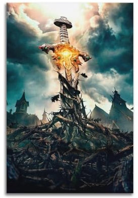 SILATSAWTU Filmposter The Last Warrior 5.1 cm, dekoratives Gemälde, Leinwand, Wandposter und Kunstdruck, moderne Familienschlafzimmer-Dekoration, Poster, 20 x 30 cm