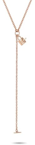 Liebeskind Berlin Halskette LJ-1634-N-55 aus Edelstahl in IP Roségold