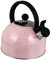 Veemoon 1pc Stainless Steel Whistling Kettle with Heat-Insulated Handle Water Heating Teakettle for Induction Cookers and Gas Stoves Random Color