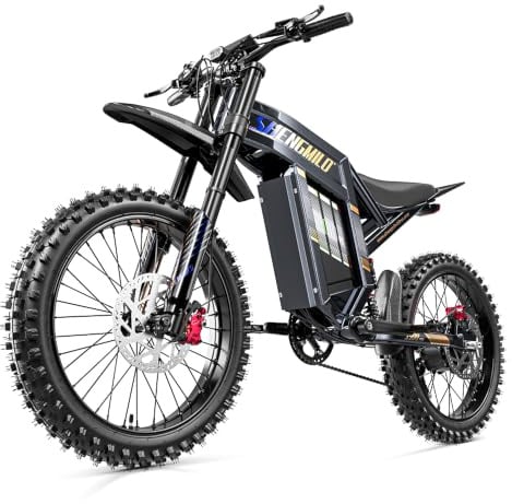 Shengmilo E Bike Electric Bike 19“ Fat Tire E-Mountain Bike 150NM full suspension E-Bike 60V 30Ah Battery 7-Speed shifting electric cycling with Hydraulic oil brake aluminum frame