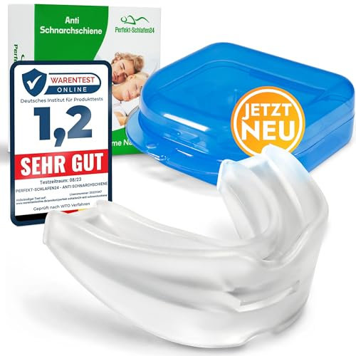 1 x Premium Schnarchschiene – Kein einsames Erwachen mehr im leeren Bett - Effektive Zahnschiene – Schnarchen stopper, Knirscherschiene für Nacht, anti schnarch schiene (Soft)