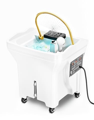 paxilnie Head Spa Equipment, Japanese Head Spa Featuring Water Circulation & Light Therapy – Use in Beauty Salons, Spa Centers