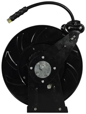 Easy Return Self-retracting Garden Jet Wash Hose Reel 20m Garden Car Wash Hose Reel