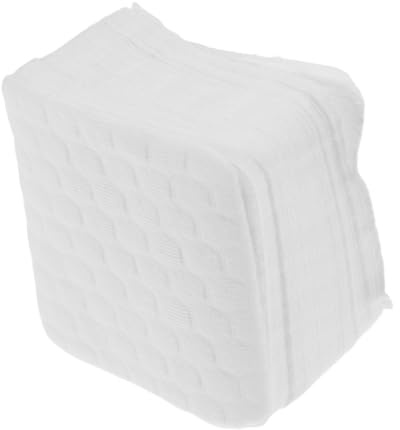 BELLIFFY 5 packs Nail Polish Remover Pads Soft Cotton Nail Wipes for Gel Polish Cleaning Fast Removal for Manicure Pedicure Use